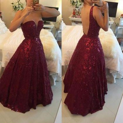Plus Size Prom Dresses,long Prom Gowns,backless..