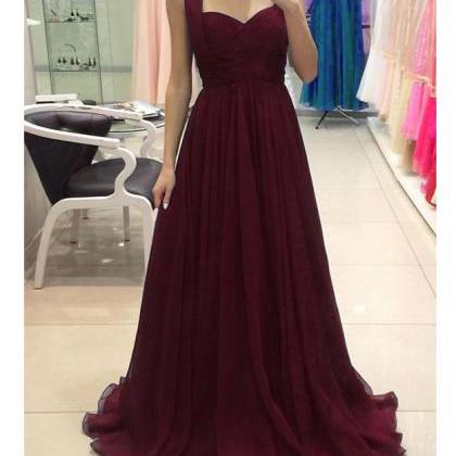 Simple Prom Gown,a-line Prom Dresses,sweetheart..