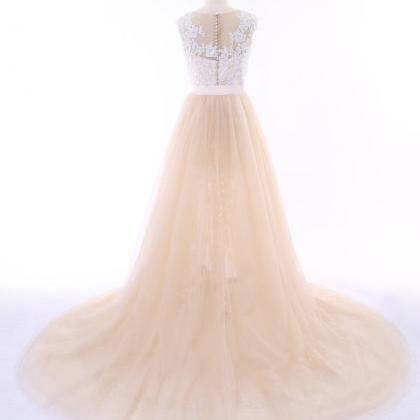 Mermaid Lace Wedding Dress With Detachable Train,..