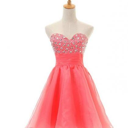 Sweetheart Short Prom Dresses,charming Homecoming..