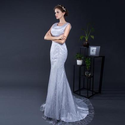 Long Mermaid Prom Dress,elastic Silk Like Satin..