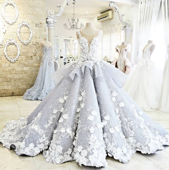 luxurious ball gowns