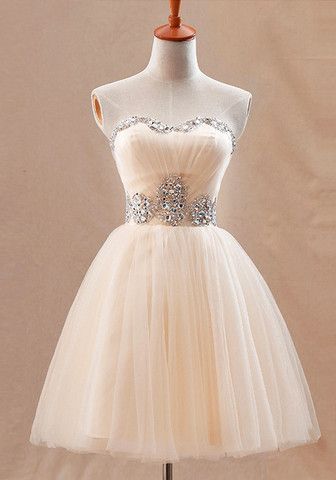 Real Made Sweetheart Short Prom Dresses, Beading Homecoming Dresses,homecoming Dresses,hc3