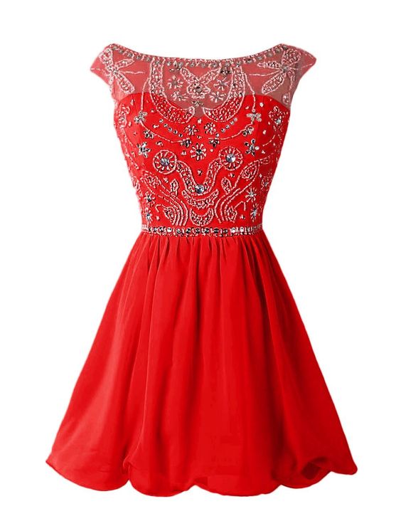 Red Short Prom Dresses,charming Homecoming Dresses,homecoming Dresses ...