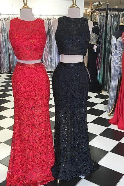 Lace Sheath Prom Dresses, Floor-length Evening Dresses,prom Dresses,sc65