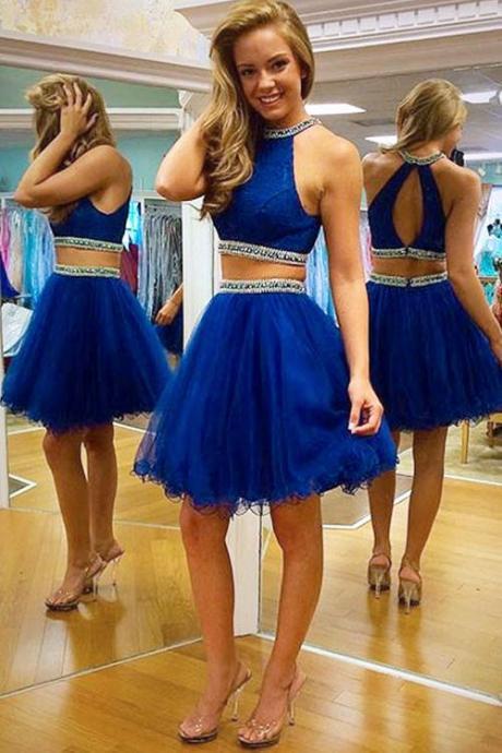Two Pieces Short Prom Dresses,Charming Homecoming Dresses,Homecoming Dresses,SC79