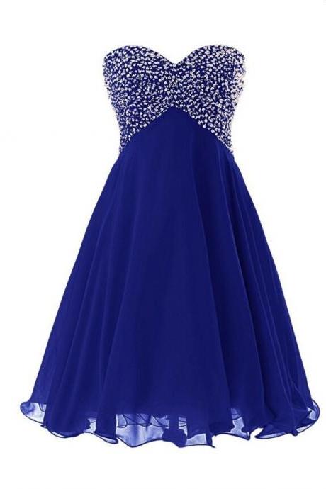 Simple Sweetheart Beading Short Prom Dresses,cocktail Dress,charming Homecoming Dresses,homecoming Dresses,xs28