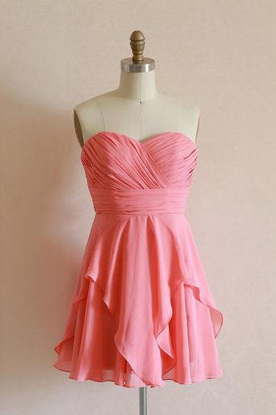 Short/Mini Chiffon bridesmaid dress, Chiffon bridesmaid dress, cheap bridesmaid dress,bridesmaid dresses,BS07
