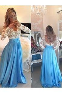 Blue Prom Dresses,a Line Prom Dress,lace Prom Dresses,long Evening Dress,blue Party Dress,formal Evening Gowns